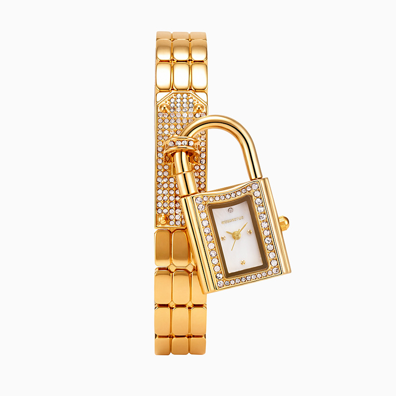 Luxury Watch Diamond - Concave shaped lock head bracelet bracelet