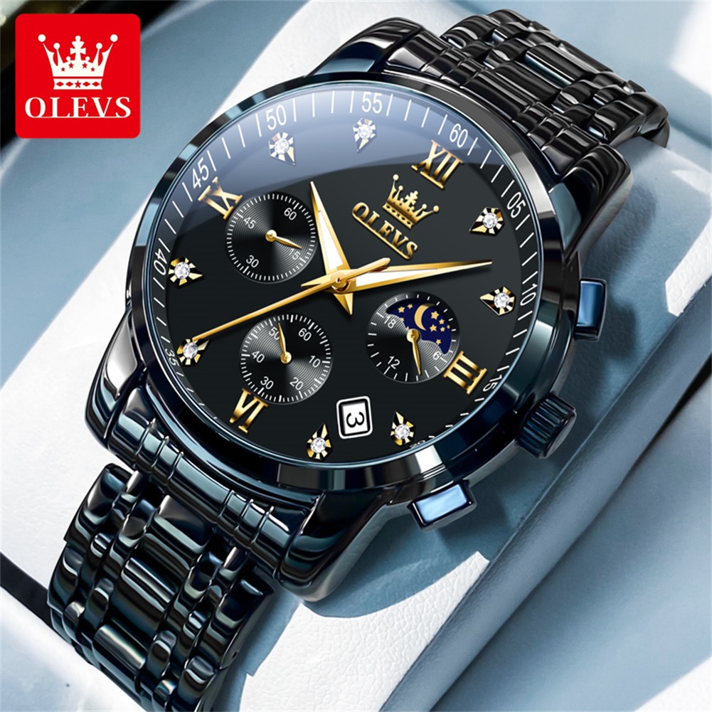Luxury Watch Manufacturers - OLEVS Popular men's watches stainless steel