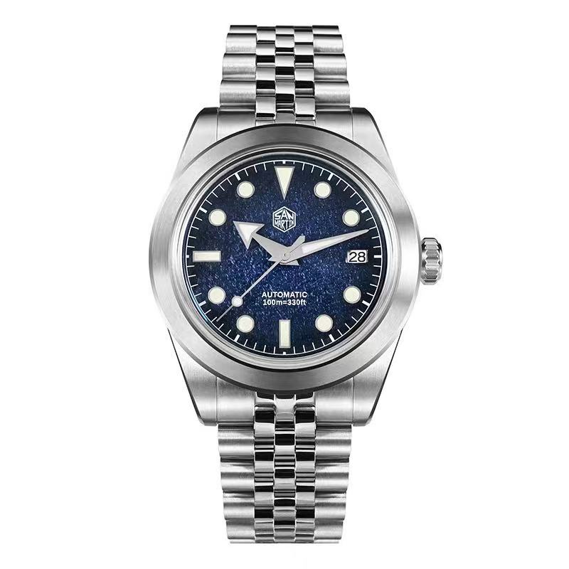Cloisonne Enamel Dial - San Martin 39mm Men Sport Watch