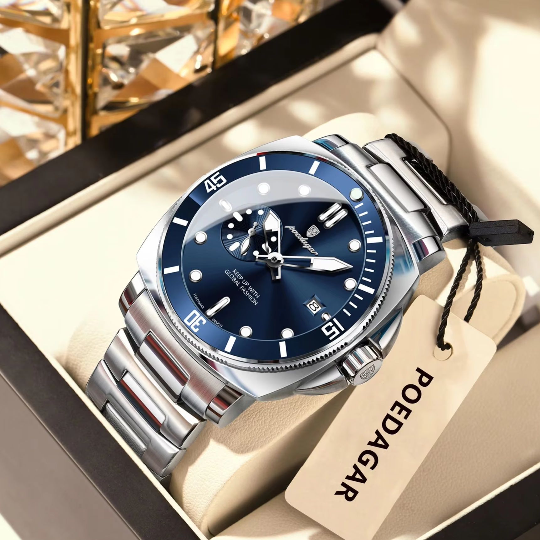 POEDAGAR Top Fashion Luxury Wa - Luxury Watch Zone 评论和价格