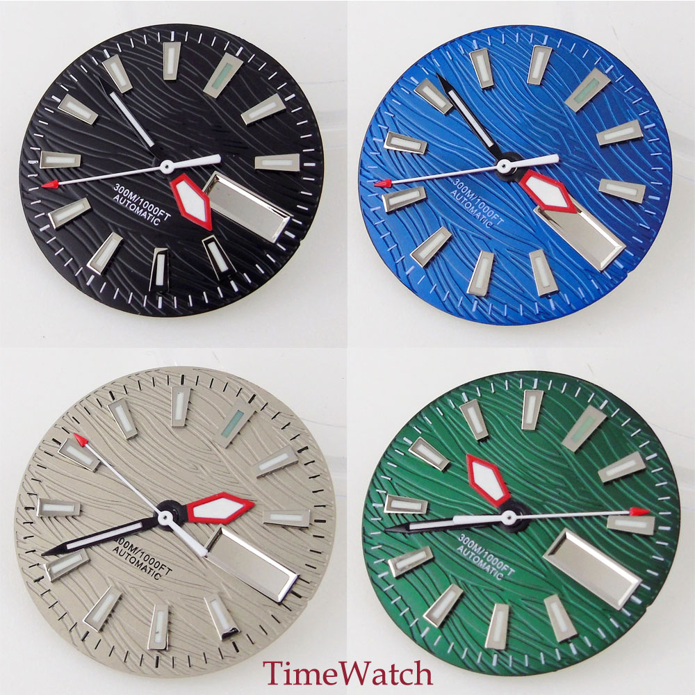 29mm Watch Dial Spare Parts Wi - Luxury Watch With Green Dial 评论和价格