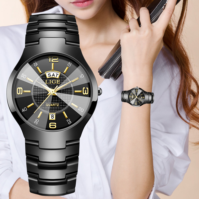 LIGE Fashion Elegant Women's W - Luxury Women'S Watch 评论和价格