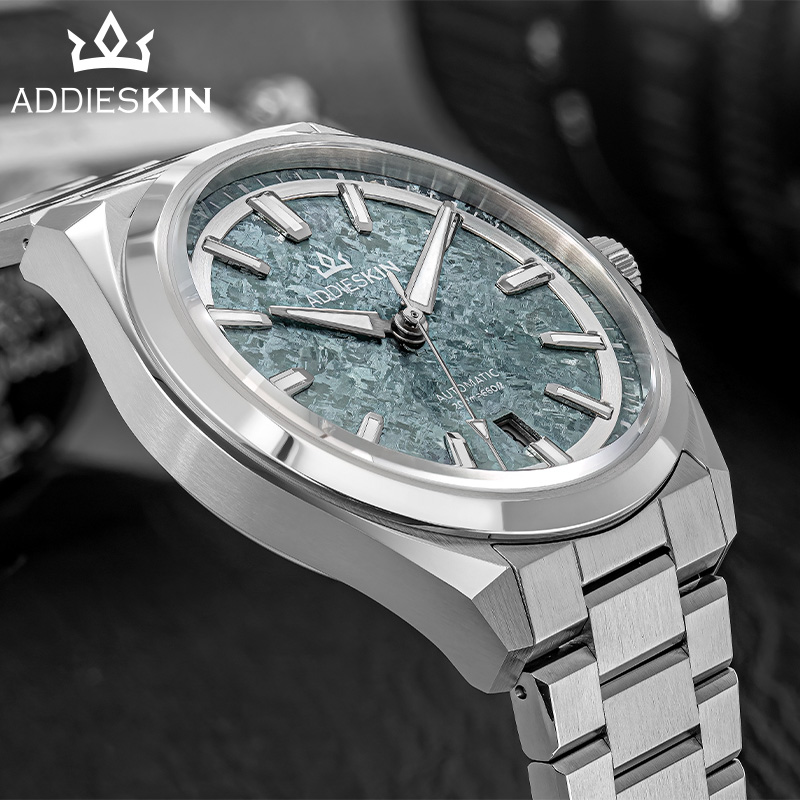 AddiesKin K006 Ice Crack Titan - Luxury Watch With Green Dial 评论和价格
