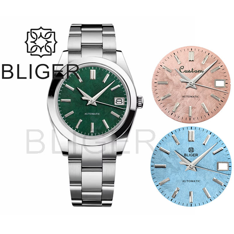 BLIGER 36mm39mm Custom logo Gr - Luxury Watch With Green Dial 评论和价格