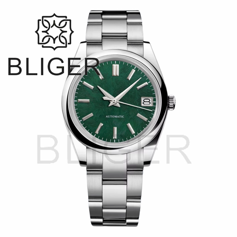 BLIGER 36mm39mm Custom logo Gr - Luxury Watch With Green Dial 评论和价格