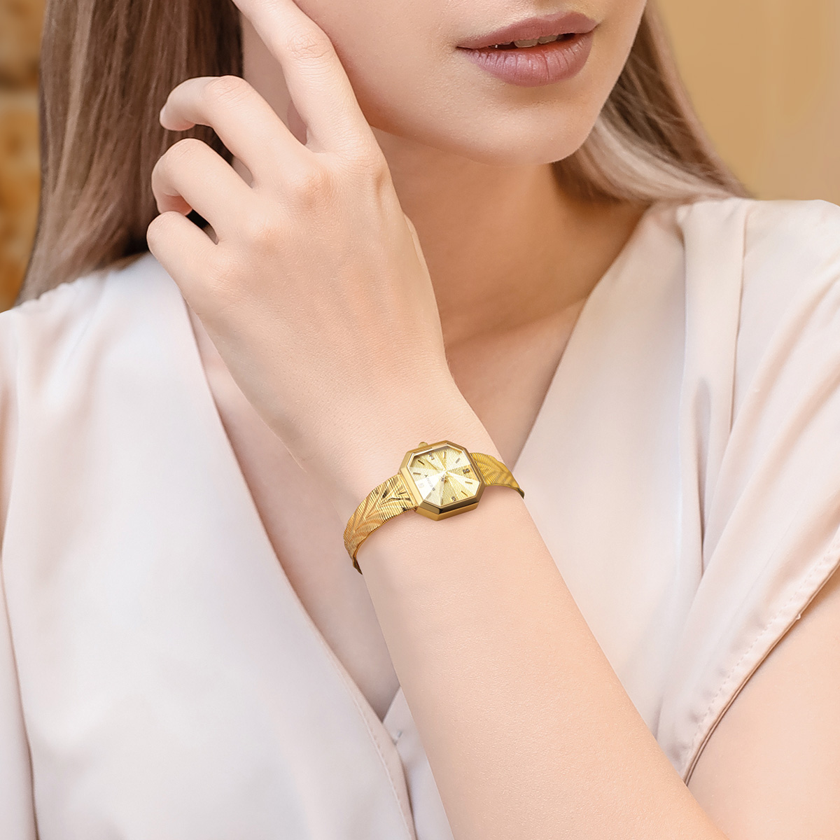 BERNY Gold Watch for Women Gri - Luxury Watch Diamond 评论和价格