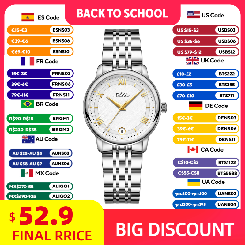 ADDIES Elegant Quartz Ladies W - Luxury Watch Holder 评论和价格