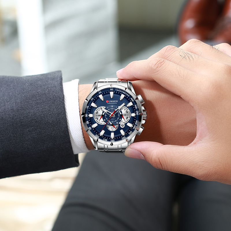CURREN Wrist Watch Men Waterpr - Luxury Watch Manufacturers 评论和价格