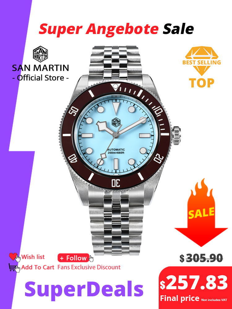 San Martin 40mm Enamel Dial Cl - Cloisonne Enamel Dial 评论和价格