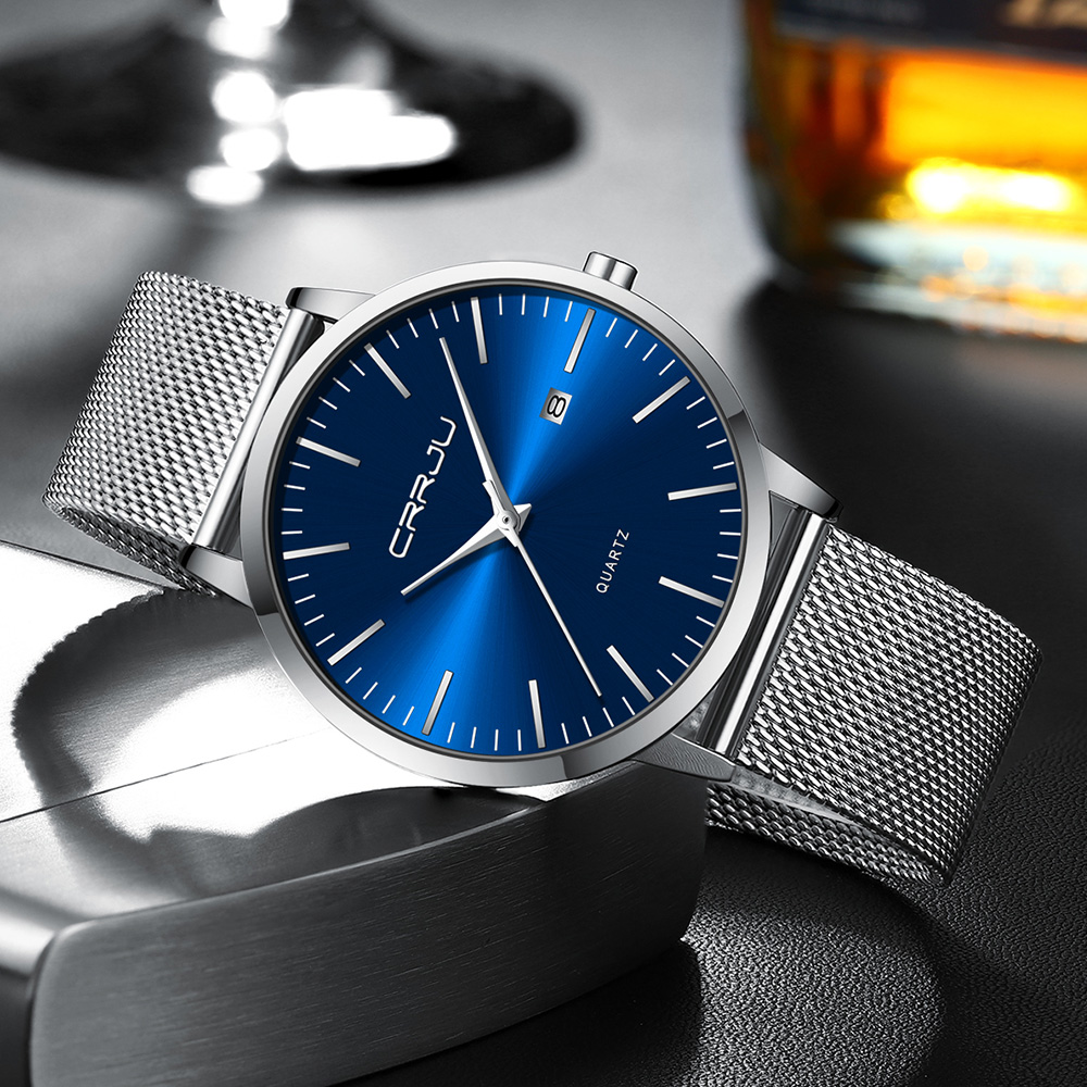 CRRJU New Fashion Mens Watches - Luxury Watch Manufacturers 评论和价格