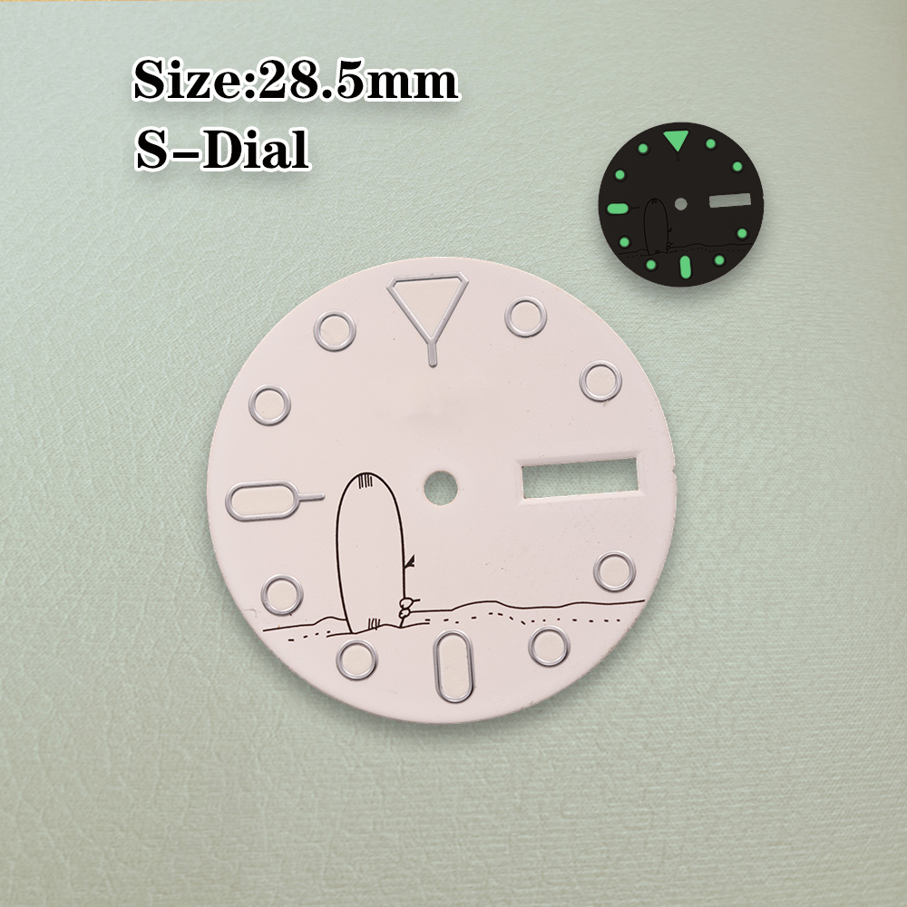 S Dial 28.5mm SK007 Logo Dial  - Luxury Watch With Green Dial 评论和价格