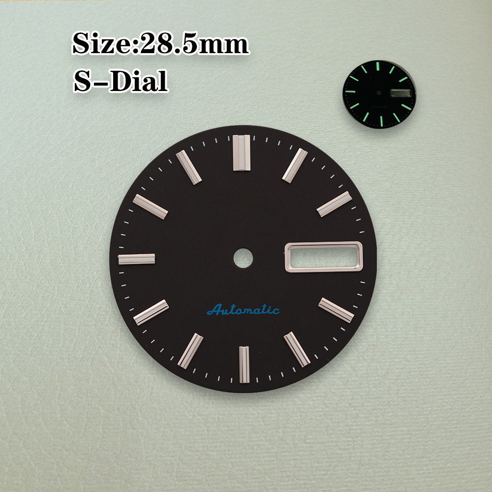 S Dial 28.5mm SK007 Logo Dial  - Luxury Watch With Green Dial 评论和价格