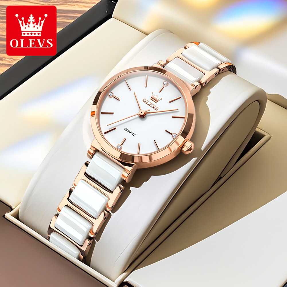 OLEVS Women Watch 5877 Luxury  - Luxury Watch Logos 评论和价格