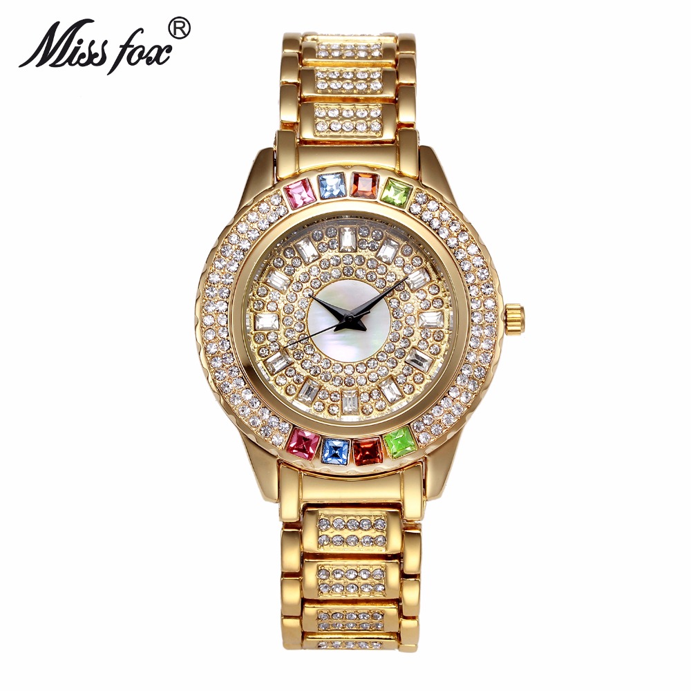 MISSFOX Ladies Gold Party Watc - Luxury Watch China 评论和价格