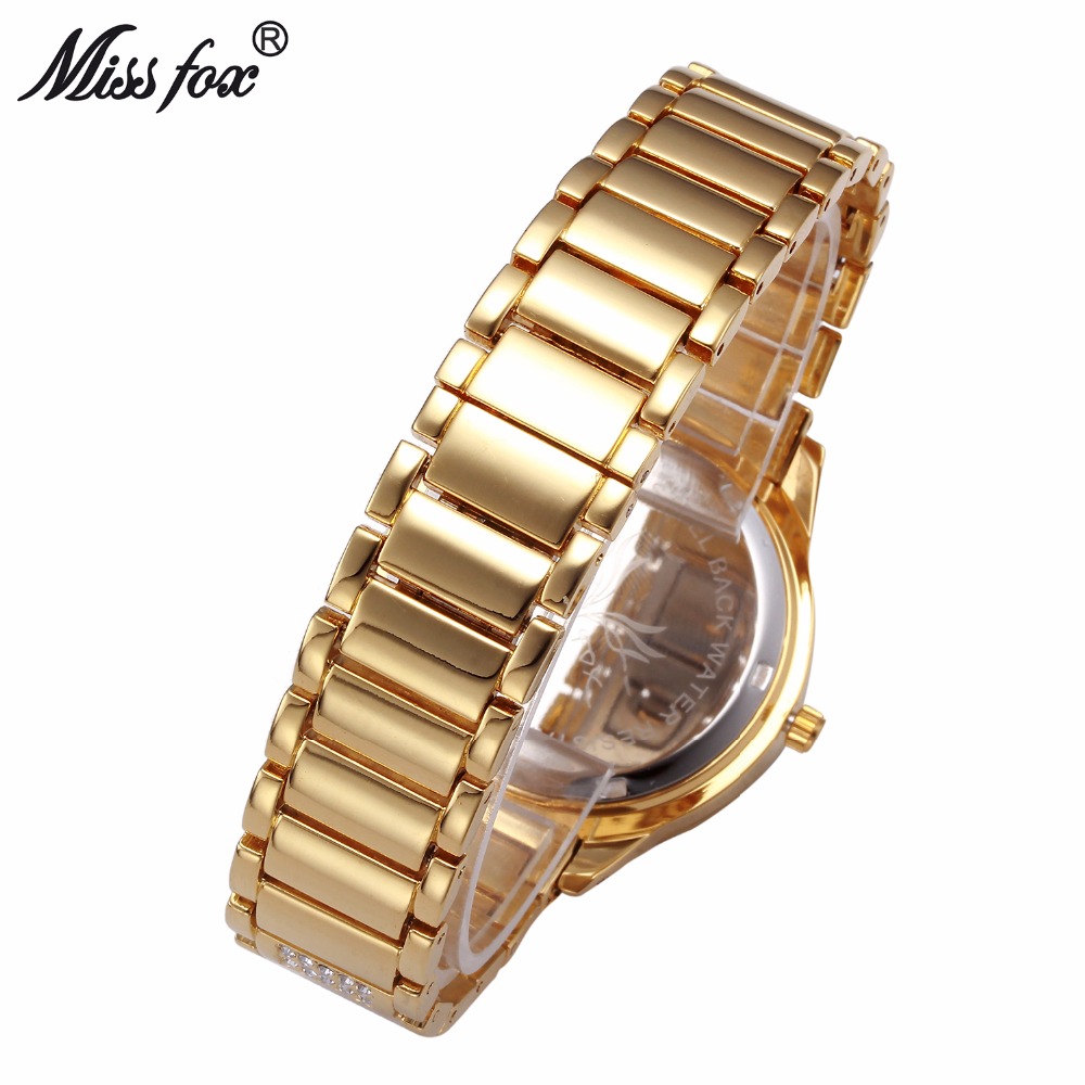 MISSFOX Ladies Gold Party Watc - Luxury Watch China 评论和价格