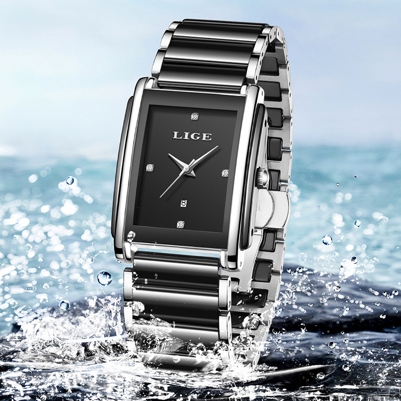 LIGE New Luxury Women Watches  - Luxury Watch Holder 评论和价格