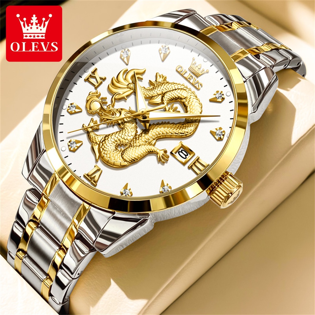 OLEVS Fashion China Loong Drag - Luxury Watch China 评论和价格