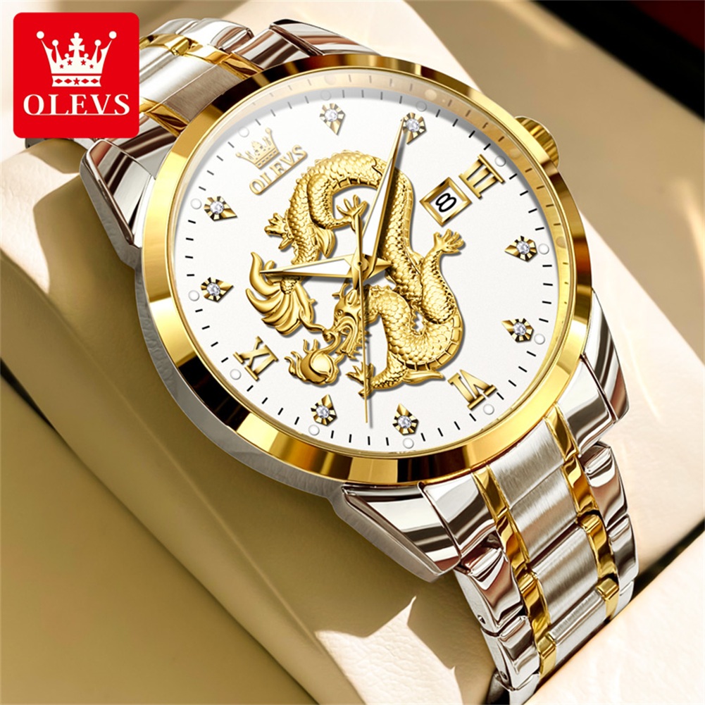 OLEVS Fashion China Loong Drag - Luxury Watch China 评论和价格