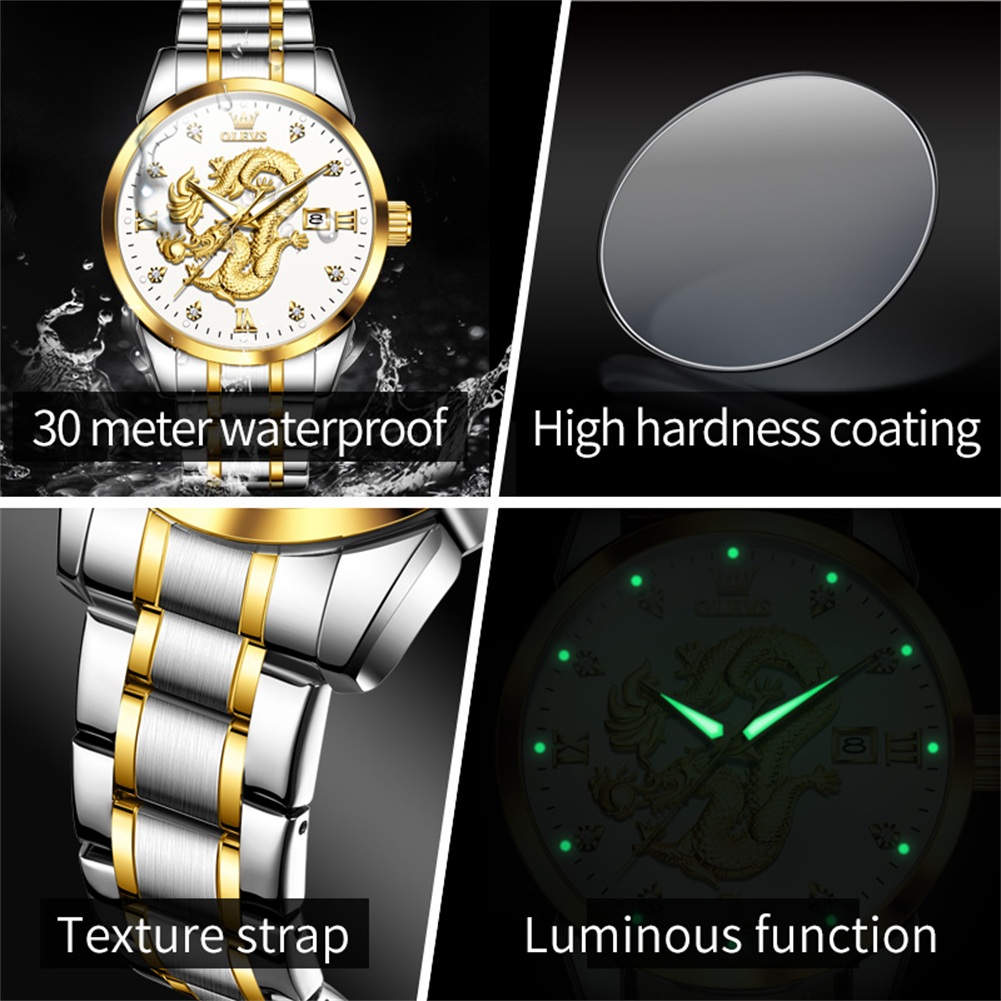 OLEVS Fashion China Loong Drag - Luxury Watch China 评论和价格