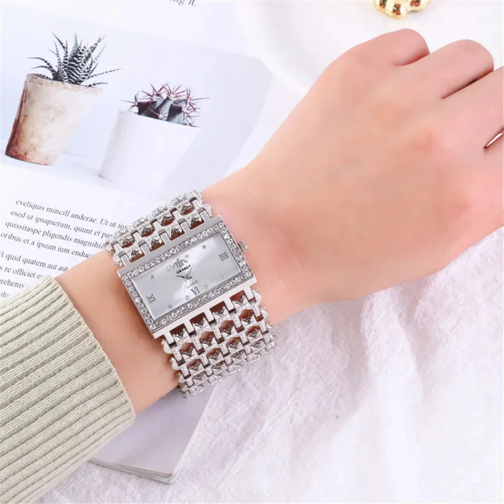 Women's Fashion Luxury Square  - Luxury Watch Diamond 评论和价格