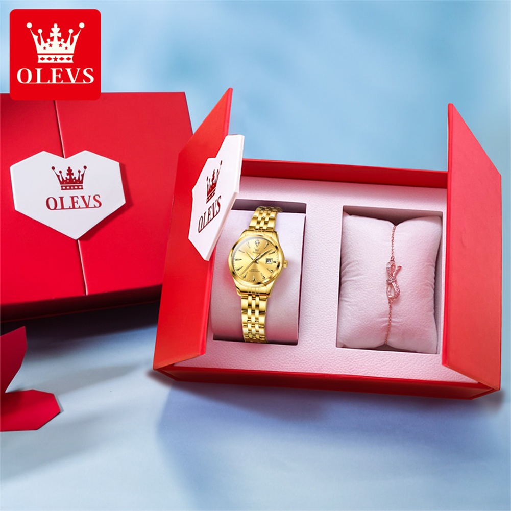 OLEVS 5598 Woman Watch Luxury  - Luxury Watch Kit 评论和价格