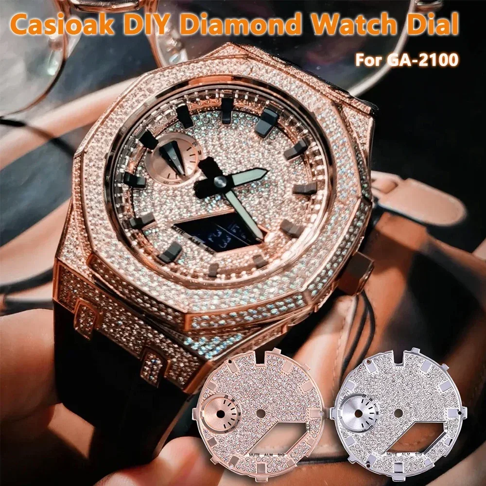 Luxury Diamond Watch Dial For  - Luxury Watch Kit 评论和价格
