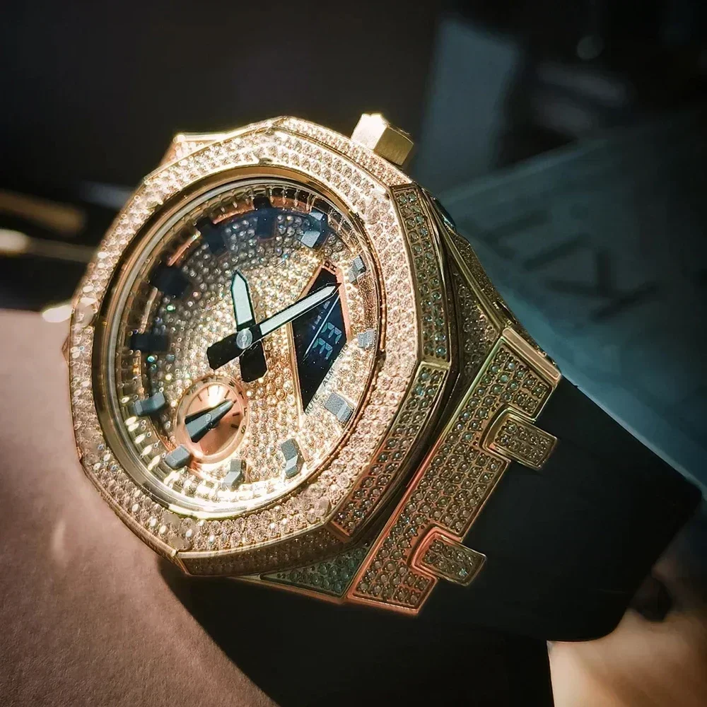 Luxury Diamond Watch Dial For  - Luxury Watch Kit 评论和价格