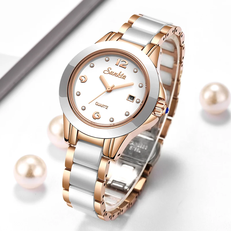 Sunkta Fashion Casual Quartz W - Luxury Women'S Watch 评论和价格