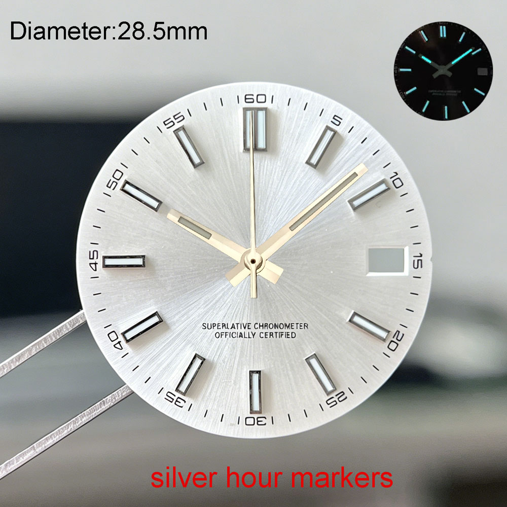 28.5mm S logo nh35 dial olive  - Luxury Watch With Green Dial 评论和价格