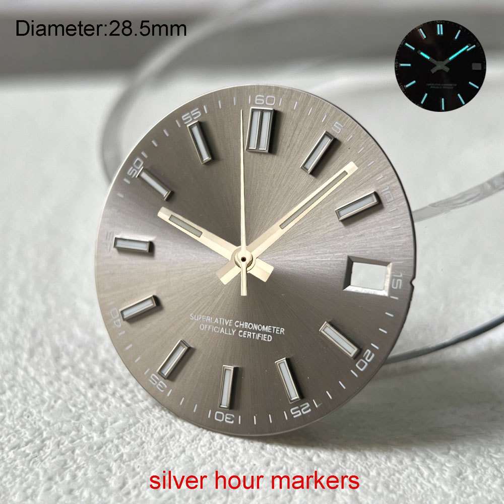 28.5mm S logo nh35 dial olive  - Luxury Watch With Green Dial 评论和价格