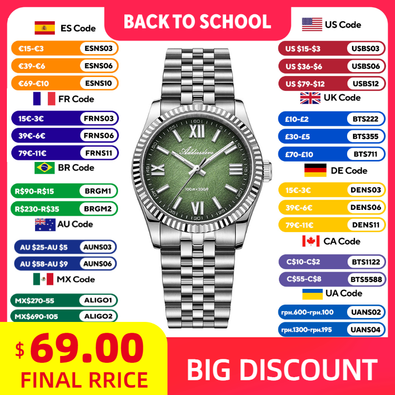 ADDIESDIVE Elegant Watch for W - Luxury Women'S Watch 评论和价格