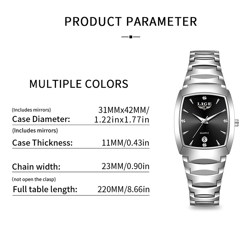 LIGE Watch women Business Luxu - Luxury Women'S Watch 评论和价格