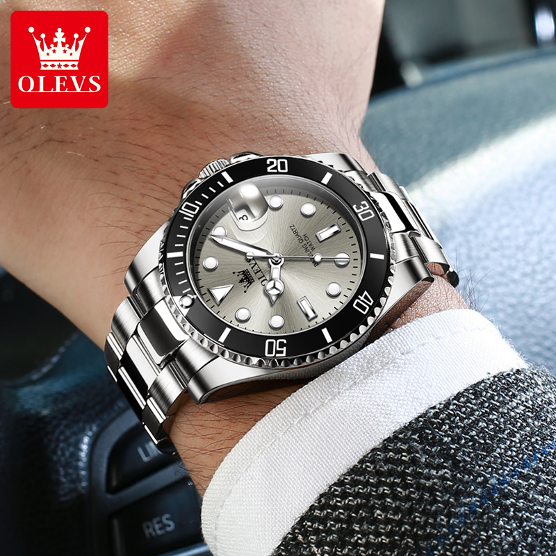 OLEVS 5885 Business Men Watch  - Rolex Watch Datejust 评论和价格