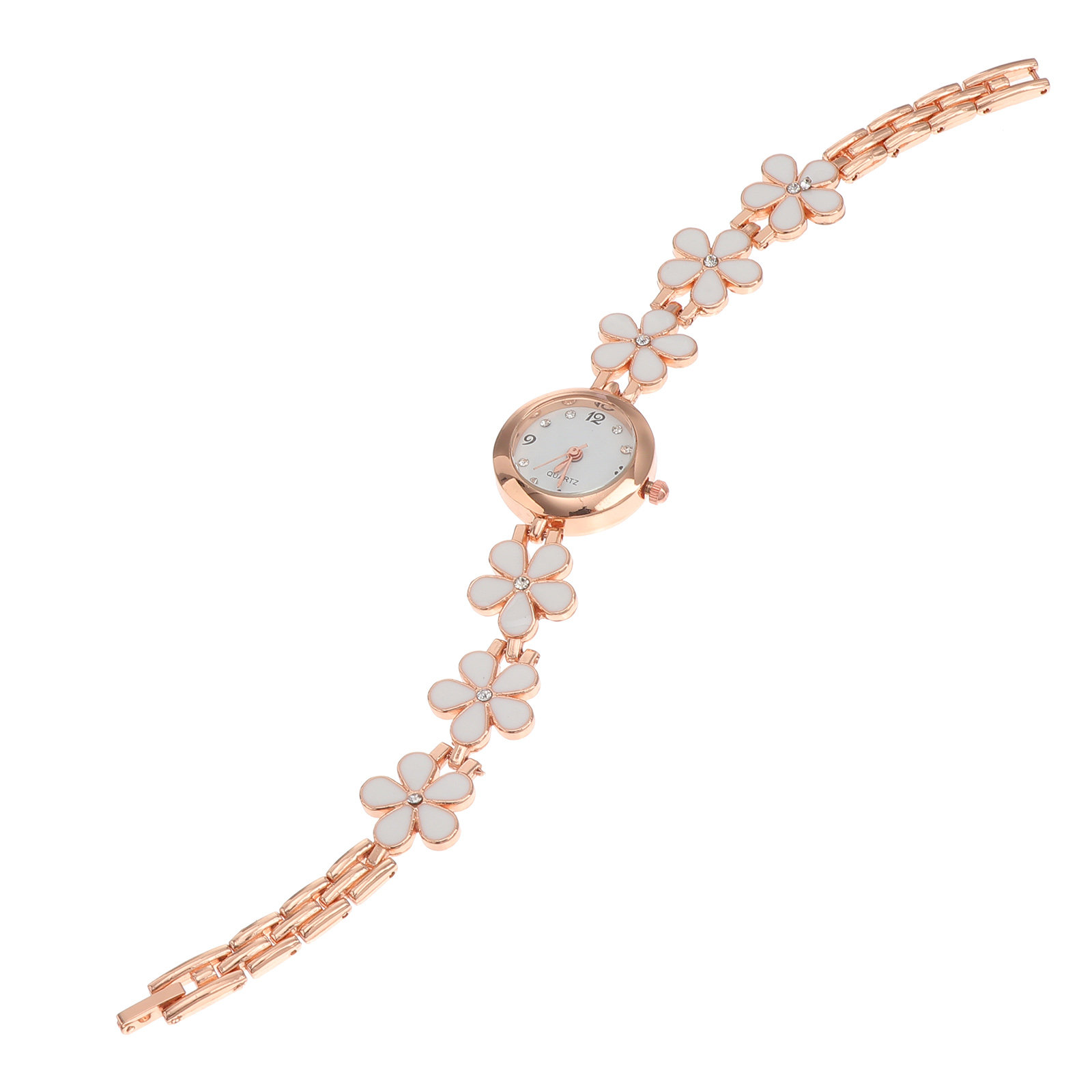 Elegant Crystal Quartz Bracele - Luxury Women'S Watch 评论和价格