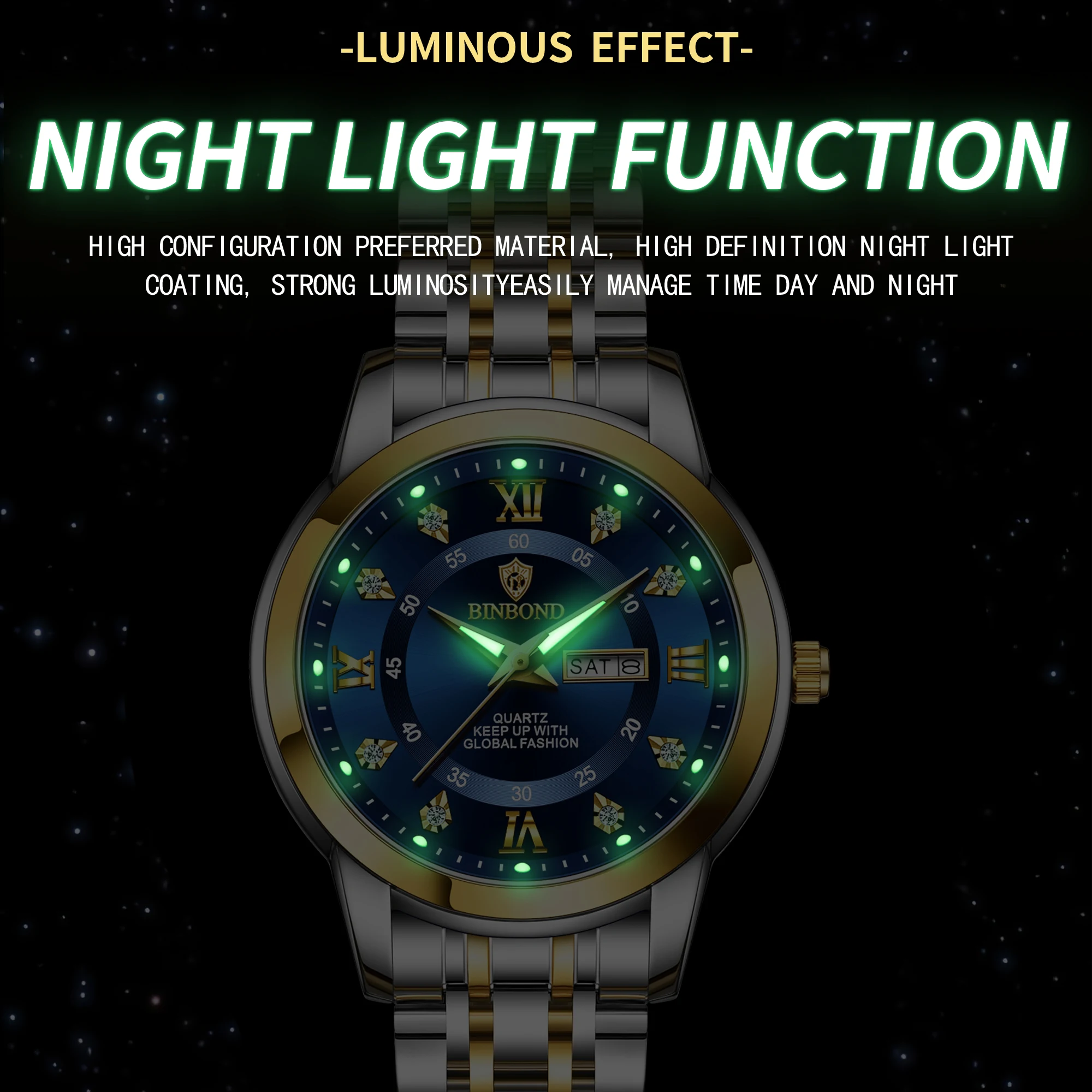 BINBOND B7169 Top Brand Luxury - Luxury Watch Exhibition 评论和价格
