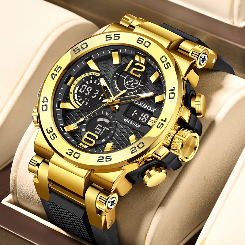 FOXBOX Business Watch Men Fash - Luxury Watch Zone 评论和价格