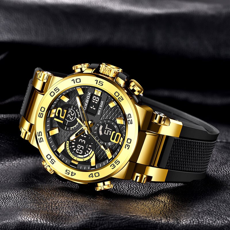 FOXBOX Business Watch Men Fash - Luxury Watch Zone 评论和价格