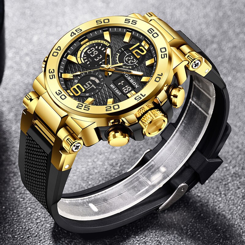 FOXBOX Business Watch Men Fash - Luxury Watch Zone 评论和价格
