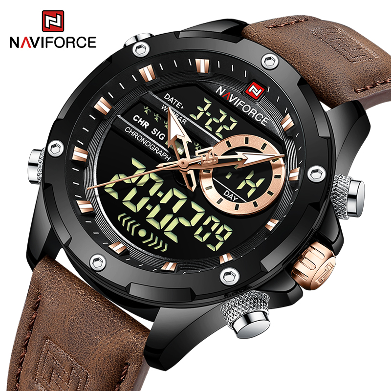 New NAVIFORCE Men Watches Quar - Luxury Watch Zone 评论和价格