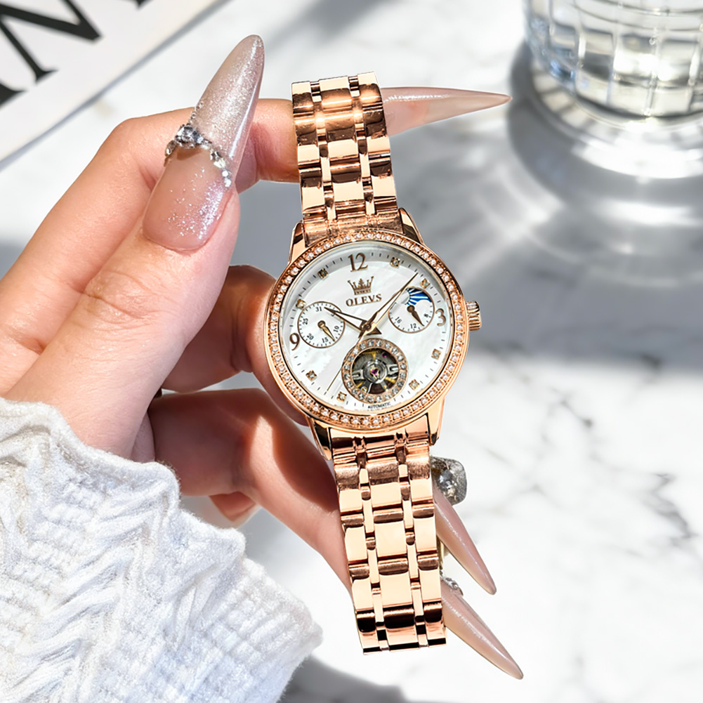 OLEVS Women's Watches Top Bran - Luxury Watch And Bracelet 评论和价格
