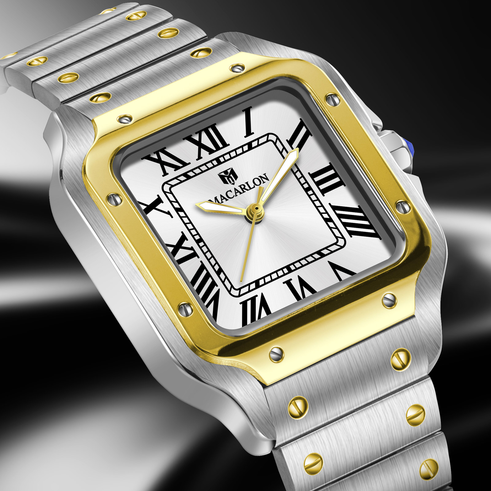 MACARLON Square Men's Automati - Luxury Watch China 评论和价格