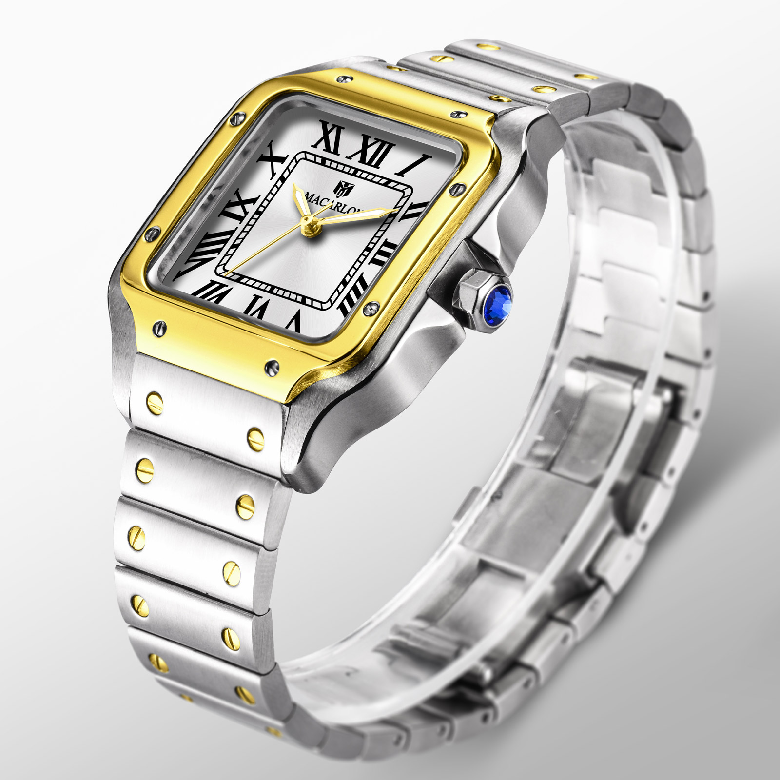 MACARLON Square Men's Automati - Luxury Watch China 评论和价格