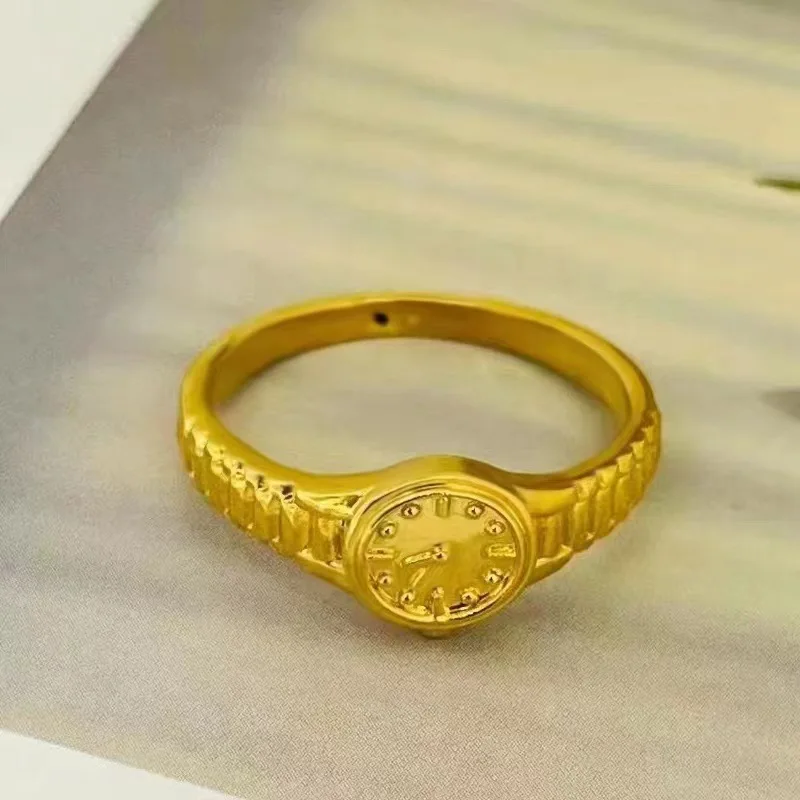 Briex Jewelry Real 18K Gold Ri - Luxury Watch Service 评论和价格