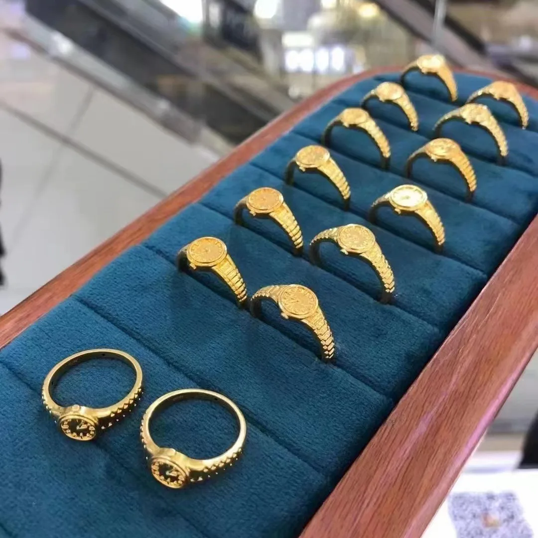 Briex Jewelry Real 18K Gold Ri - Luxury Watch Service 评论和价格