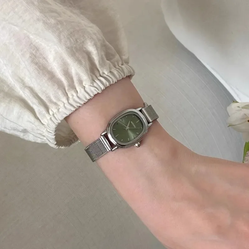 Small Oval Dial Green Watch Si - Luxury Women'S Watch 评论和价格