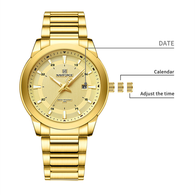2024 Top Brand NAVIFORCE Mens  - Luxury Watch Manufacturers 评论和价格