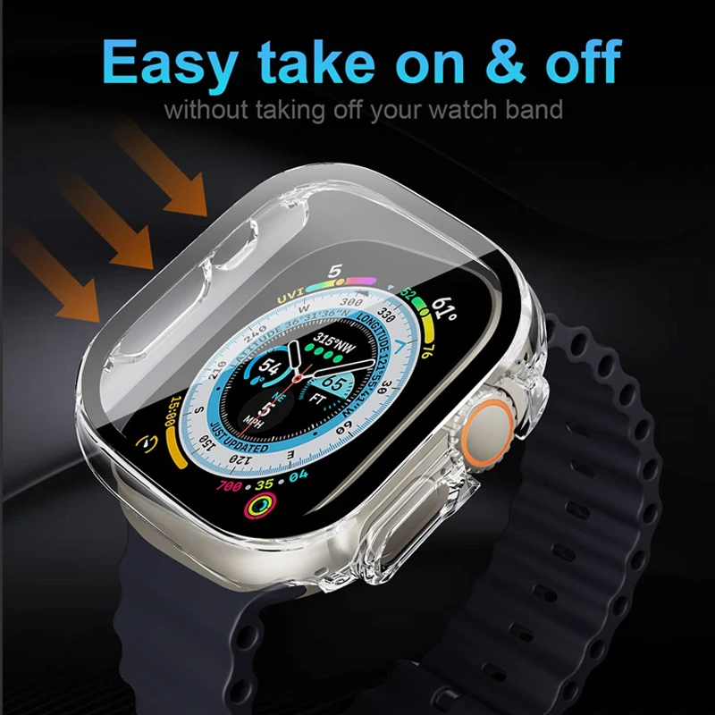 Glass+case For Apple Watch Ult - Luxury Watch Holder 评论和价格
